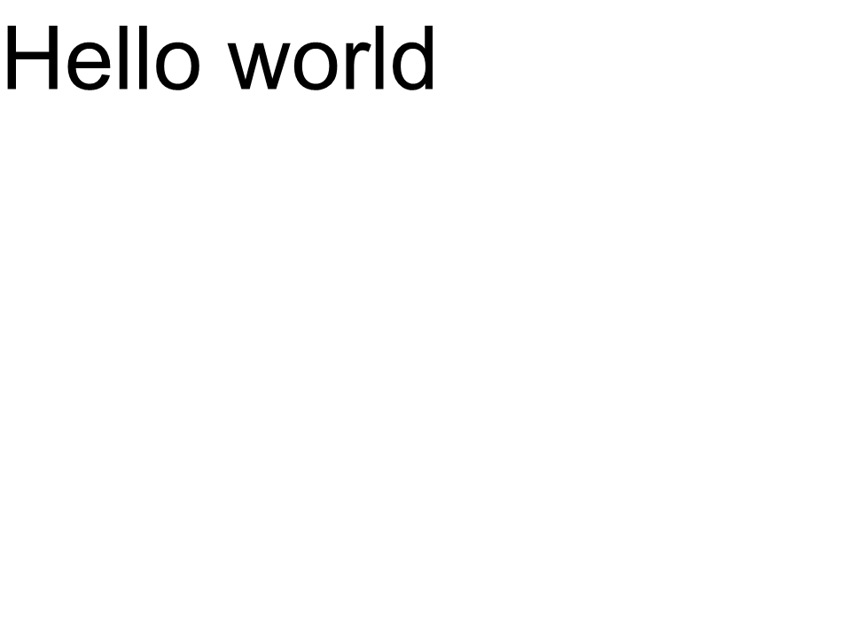 Hallo Arial